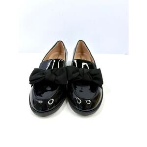Bandolino Women's Lindio Bow Slip-On Tailored Loafers Black Size 5.5M NWT/Box
